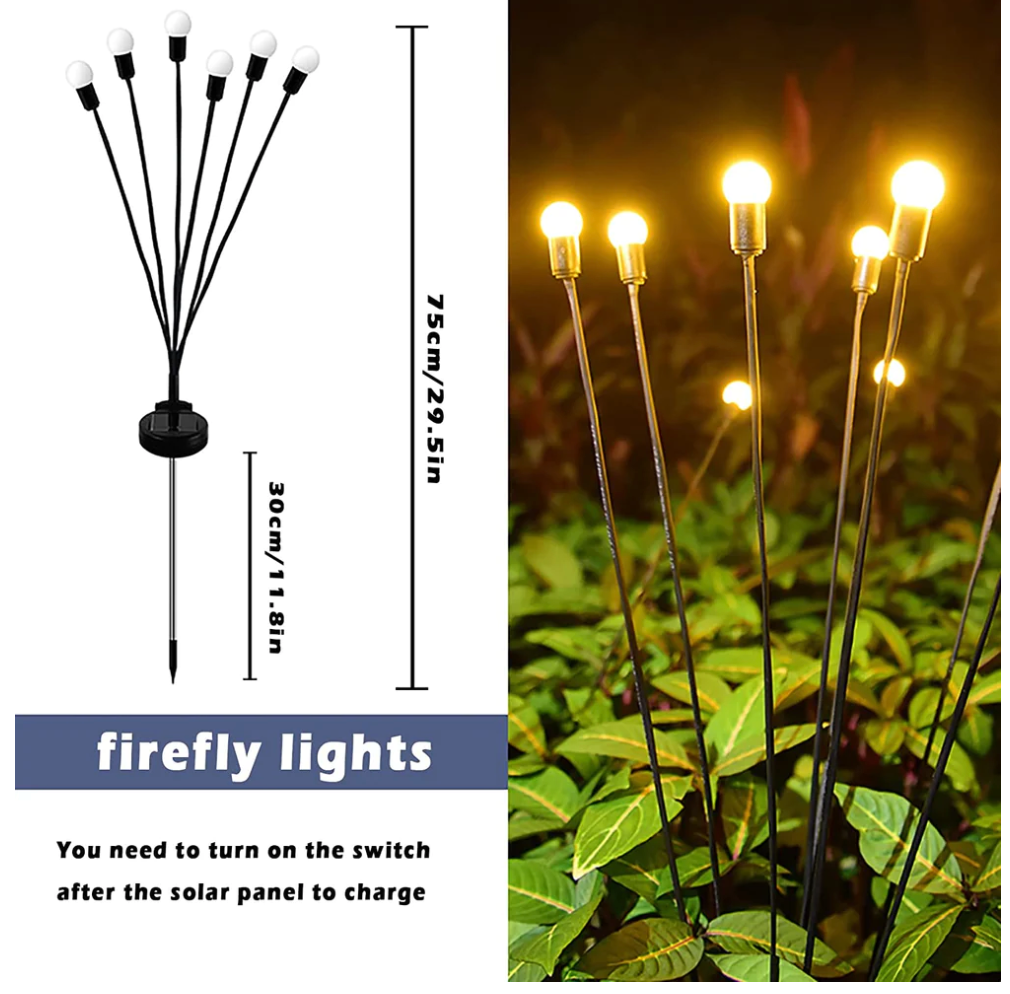 Solar Garden Lights Outdoor Lights Warm White – Scrollstreet