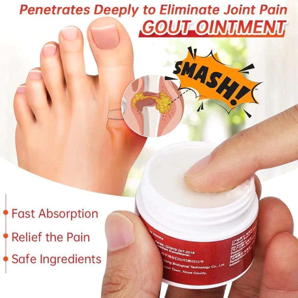 70% OFF Gout Removal Ointment - Now in India (4.9 ⭐⭐⭐⭐⭐ Reviews)